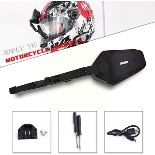 Motorcycle Helmet Electric Wiper IP5 Waterproof Motor Wiper Motorcycle Windshield Charging Helmet Accessories T9D8