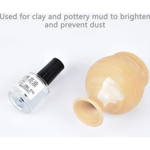 Soft clay bright oil water-based glazing oil stone plastic clay soft clay sealant dust-proof brightening handmade diy bright oil