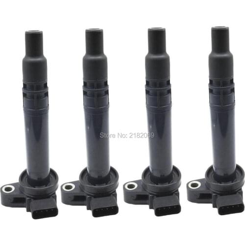 SET OF 4 NEW IGNITION COIL For 1999-2004 Toyota Tacoma 4Runner 2.4L 2.7L L4 90919-02237 C1305,9091902237
