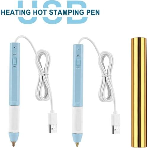 Calligraphy Tip Bold Tip Heating Hot Stamping Pen Set To Add Shining Handwritten Sentiment And Glimmering Accent To Your Project