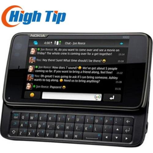 Nokia N900 original unlocked phone Support QWERTY Russian keyboard GSM 3G GPS WIFI 5MP 32GB memory free shipping Refurbished