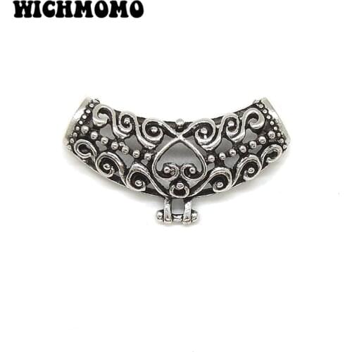 2019 New Fashion 22*41mm 2pieces/bag Retro Zinc Alloy V Shape Heart Connectors Pendant for Necklace Jewelry Accessories