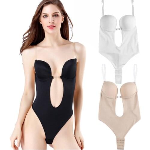 Sexy bodysuit white corset white Shaping body womens one-piece black underwear show jumpsuit