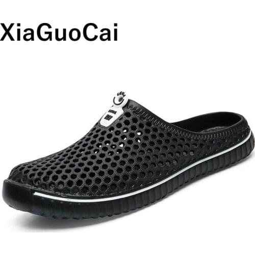 Women Shoes Summer Slippers Unisex Hollow Ultralight Beach Footwear Couple Mules For Lovers Big Size Thongs 2019 Hot Sale