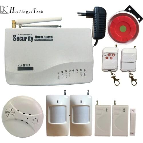 HuilingyiTech 433MHz Alarm Accessories GSM Alarm System Dual Antenna Home Alarm System Security Home Signal 900/1800/1900MHz