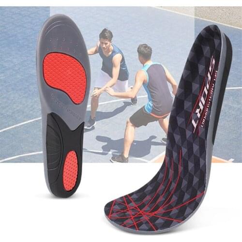 Sport Orthopedic Soles Non-Slip Gel Mattress Massaging Insole Shock Absorption Pads For man women Foot Care
