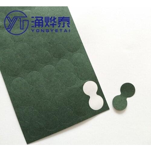 YYT 1/2/3/4/5/6/9 Sections Hollow Solid 18650 Insulating Gasket Battery Barley Paper Green Shell Paper Adhesive Patch