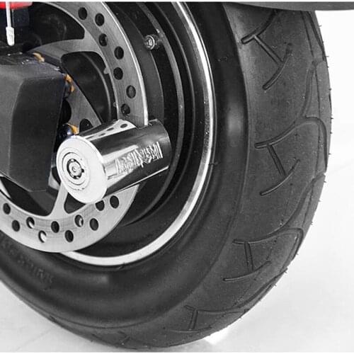 NEW Motorcycle Disc Brake Lock Scooter Anti-theft Bicycle Bike Security Lock Security Alarming Waterproof System Disc Brake Lock