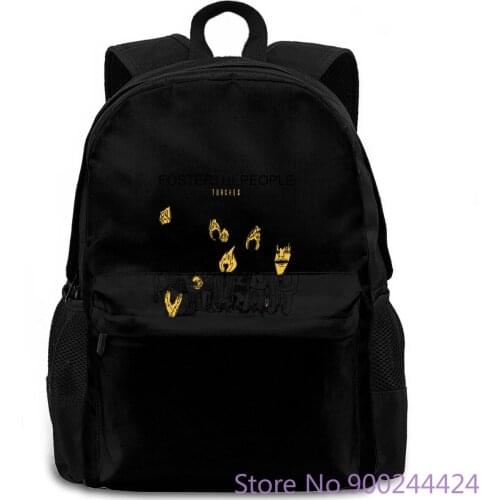FOSTER THE PEOPLE TORCHES INDIE POP ALTERNATIVE THE KOOKS NEW WHITE Print Hot Punk women men backpack laptop travel school