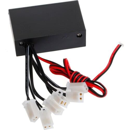 6 Ways LED Car Strobe Flash Light Lamp Emergency Flashing Controller Box DC 12V