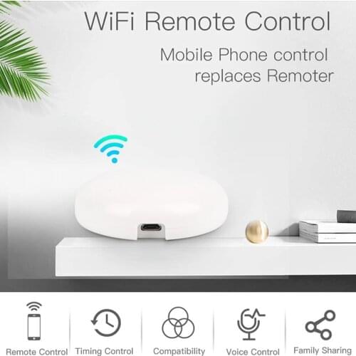 Smart Home Wireless WiFi-IR Remote Controller For TV Box DVD Air Conditioner Universal Voice Control Adapter Work With Tuya APP