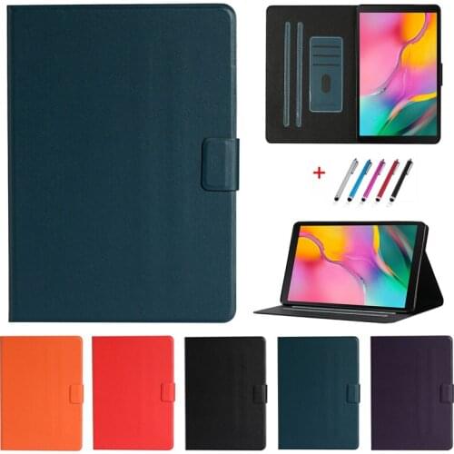 Funda For Samsung Galaxy Tab A 10 1 2019 Case SM T510 T515 Flip PU Leather Magnetic Stand Tablet Coque For Galaxy TabA 10.1 2019