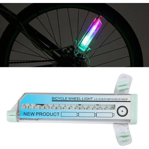 Colorful 32-LED Bike Bicycle Light 32 Pattern Cycling Tire Spokes Decor Lamp