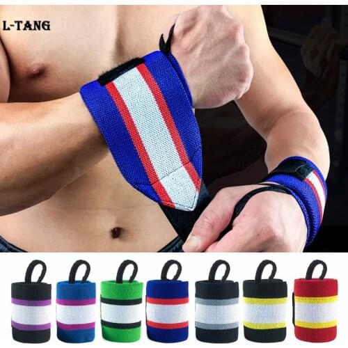 Fitness Wrist Support Gym Weightlifting Crossfit Wristbands Dumbbell Barbell Wrist Strap Brace Protection L676