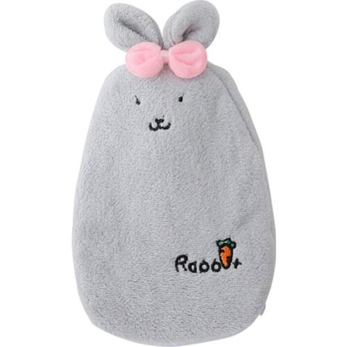 Cartoon Rabbit Hot Water Bottle Cute Portable Hand Warmers Water Bag With Zipper Explosion-proof Removable Warm Hand Water Bags