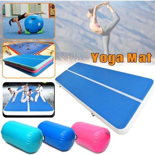 100x85cm Inflatable Airtrack Air Mat Home Roller Small Airtrack Gymnastics Mat Cylinder Gym Training Sport Fitness Air Barrel