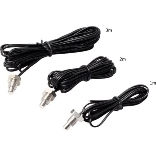 NTC 10K Thermistor M8 Thread Probe Cable 1m 2m 3m Waterproof