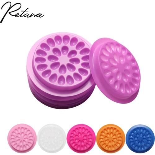 20/50PCS Wholesale False Eyelash Glue Gasket Eyelash Glue Holder Glue Tray Holder Eyelash Extension Glue Pad Eyelash Tray Tool
