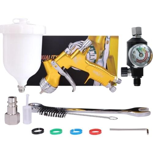 Professional Airbrush GTI Pro Painting Gun TE20/T110 1.3/1.8mm Nozzle Water Based Air Spray Gun With 2-in-1 Oil-Water Separator