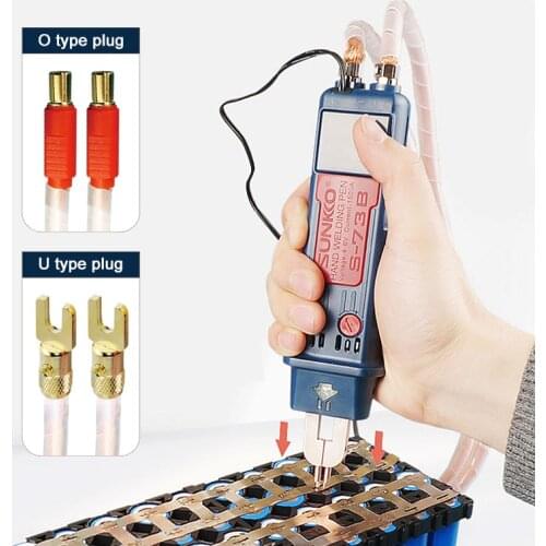 SUNKKO 73B New Battery Spot Welding Pen For 737G+ 737DH DIY Spot Welder Automatic Trigger Switch Integrated Handheld Welding Pen