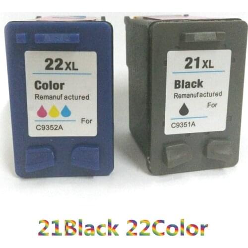 Vilaxh For hp 21 22 compatible ink cartridge for hp Deskjet D1320 D1455 F2100 F2180 F2280 F4180 F380 380 printer