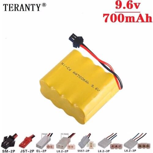 X Model ) 9.6v 700mah NiCD Battery For Rc toy Car Tanks Trains Robot Boat Gun Ni-CD AA 700mah 9.6v Rechargeable Battery 1Pcs