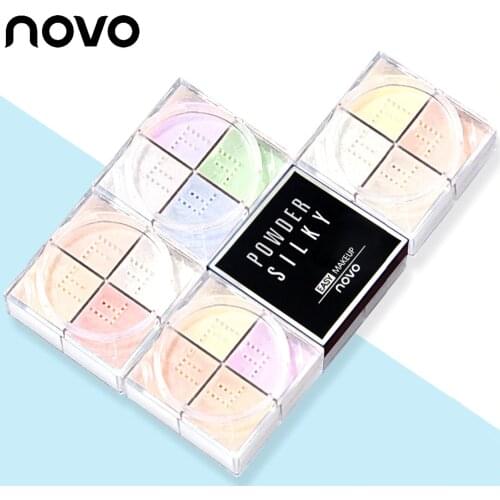 1pcs 4 Colors Loose Powder Transparent Finishing Powder Oil Control Waterproof Makeup Cosmetic For Face Skin Finish