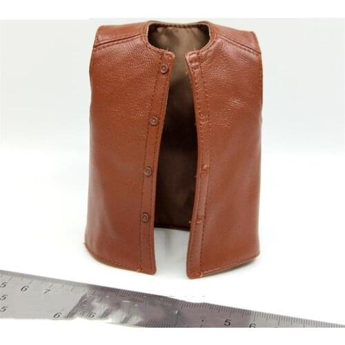 1/6th WWII 1942 Model UD9003 Lieutenant Colonel Mayne Royal Air Service Regiment Leather Vest For Mostly 12 inch Doll Action