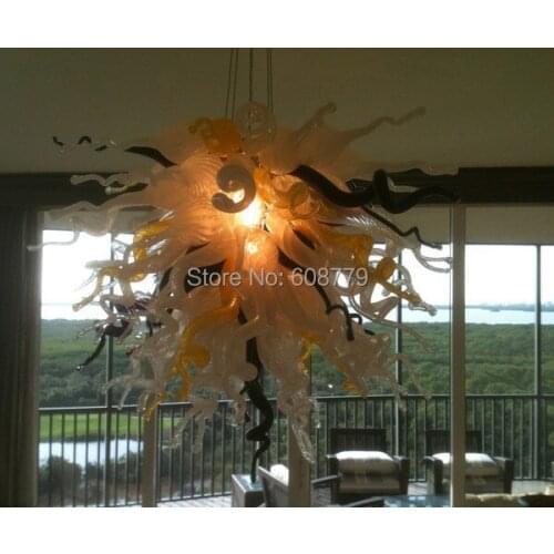Free Shipping Special Design Murano Glass Deco Hanging LED Chandelier