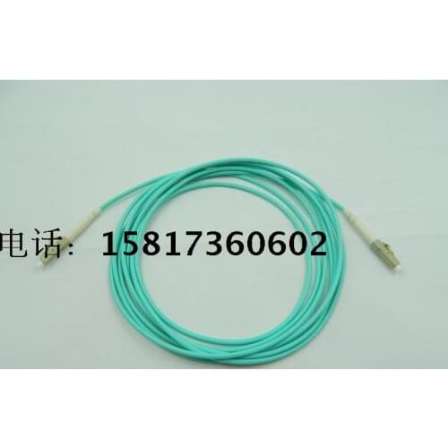 Free Shipping Fiber Optic Patch Cord OM3 10G 50/125 LC/UPC-LC/UPC Multimode Simplex 3mm 15 Meters