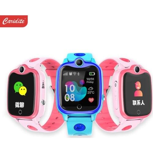Caritide Z6 Childrens Smart Watch for Boys and Girls-HD Touch Screen Sports Smartwatch Mobile Phone with Calling Games Wake Up
