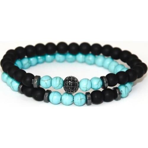 Zircon 8mm bohemian multicolor Agate beads Chakra Reiki Buddha Yoga Bracelet elastic adjustable Volcanic Stone Bangles 5hgh4d