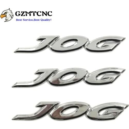ABS 3D Chrome Gas Fuel Emblem Front Frame Badge Stickers Decal Logo Motorcycle Body symbol mark for YAMAHA Scooter JOG100CC JOG