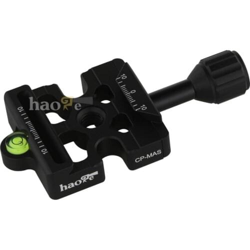 Haoge Screw Knob Quick Release QR Clamp Compatible with Bogen 3157N / Manfrotto 200PL-14 RC2 / Arca Swiss for Tripod Head