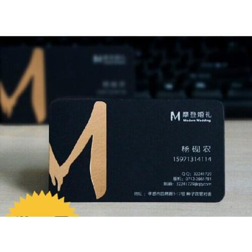 Custom shape 450g Luxury black business cards top quality silver business card printing black card visit card 500pcs/lot