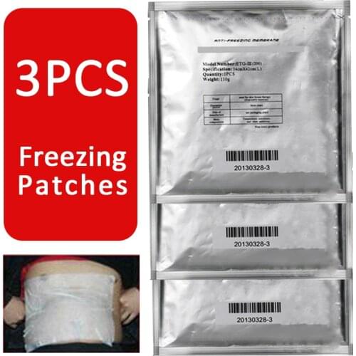3 PCS Slimming Anti-freeze Membranes Freezing Cryolipolysis Antifreeze Cryo Therapy Cryotherapy Anti Freeze Patches Antifreezing