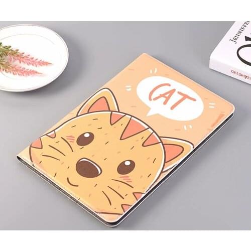 Lovely Kids Cartoon PU Leather Case For Huawei Mediapad M5 Pro 10.8 inch Smart Tablet Protective Shell Stand Cover Funda+pen