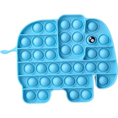 Fidget Sensory Toy Stress Relief Autism Kids Adult Elephant Push Bubble Toy