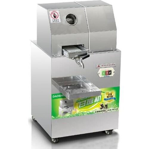 Stainless Steel Electric Sugar Cane Juicer Electric Sugar Cane Juice Machine Copper Motor High Power Juicer SXC-80