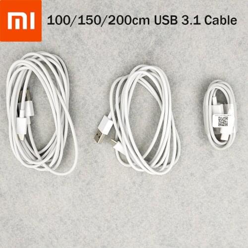 Original Xiaomi Redmi Note 8 8T 9 10 Pro USB Cable Fast Charging USB3.1 Type C Cord 1/2/3M Quick Charger Line For Mi 9 9T 10 Pro