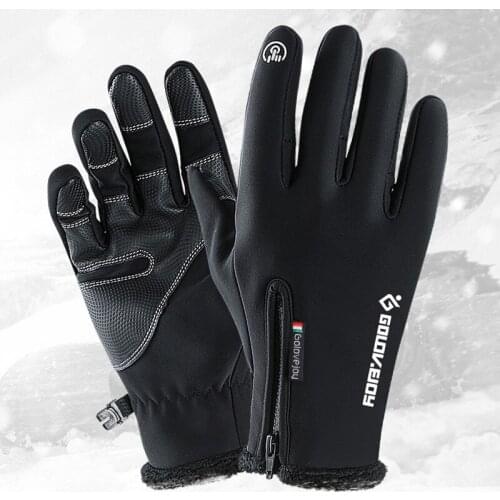Windproof Winter Gloves Touchscreen Unisex Waterproof Cycling Fluff Warm Gloves Cold Anti Slip women gloves handschoenen