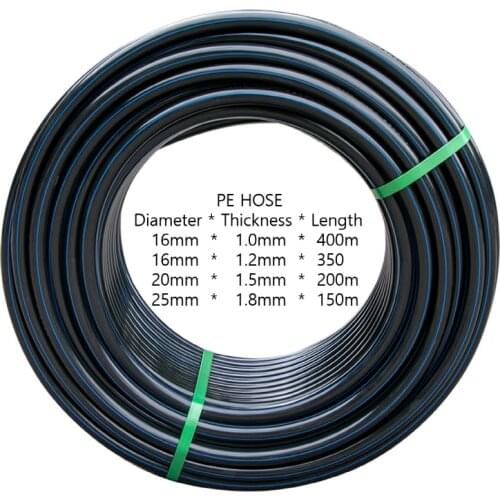 Diameter 16 ~ 25mm PE Hose / Irrigation Watering Agricultural Farming Sprinkler Garden Tools