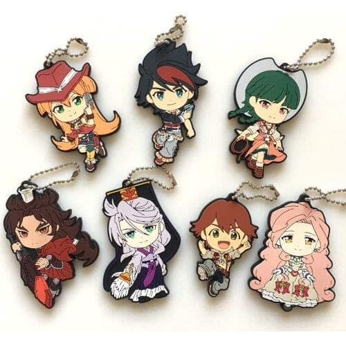 Back Arrow Original Japanese anime rubber mobile phone charm keychain strap