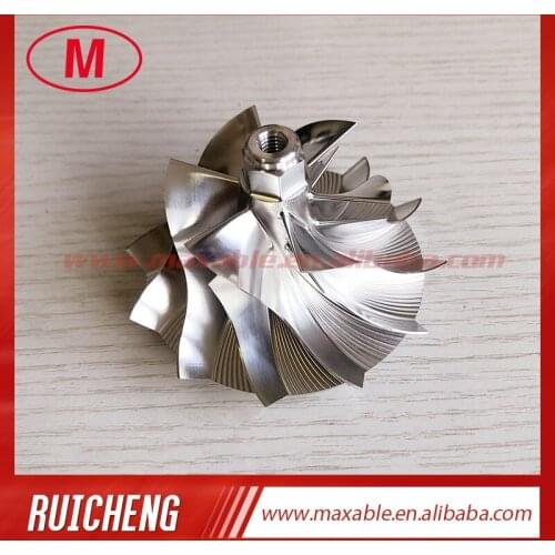 T04S 48.80/70.00mm 6+6 blades high performance turbo aluminum 2618/milling/Billet compressor wheel