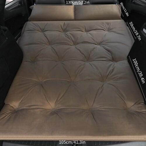 TOPSpecial offer Car Air Inflatable Travel Mattress Bed Universal for Back Seat Multi Functional Sofa Pillow Outdoor Camping Mat