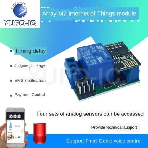 2pcs ESP8266wifi IoT Relay Control Panel with the App Is Available in the Analog-to-Digital Sensor Intelligent Irrigation
