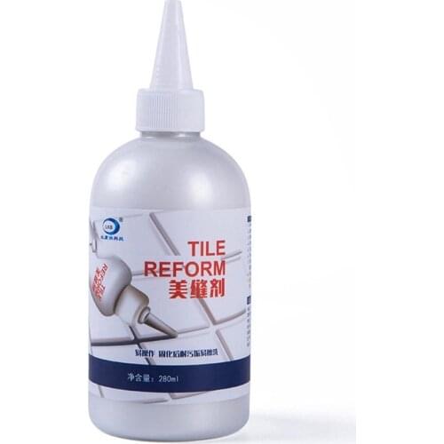 280ml Tile Repair Glue Special Beautifying Agent For Tile Beautiful Caulk Sealant Cracks Gap Seam Waterproof Floor Repair G N2N2