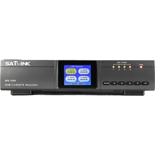 4 channels modulator SATLINK WS-7990 DVB-T MPEG4 HD 1080P
