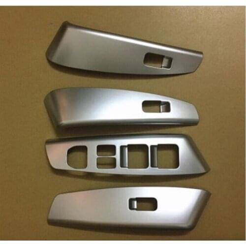 ABS chrome trim car inner window button armrest decoration cover for Hyundai ix35 2009-2015 4pcs/set car stickers