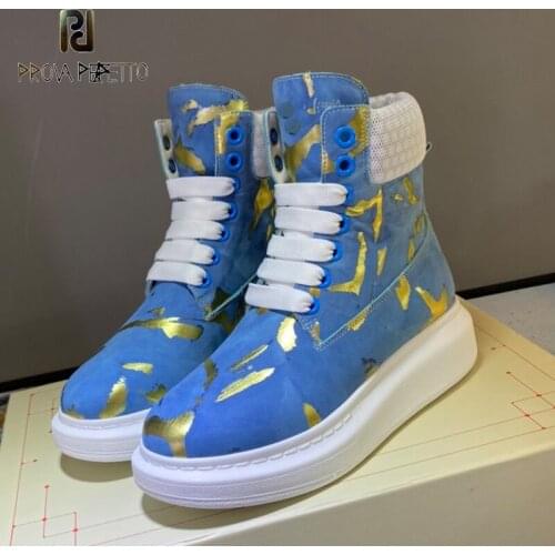 Autumn Winter Fashion Height Increase Cool Boots Women Men Genuine Leather LaceUp Comfortable Breathable Couple Shoes Punk Ankle